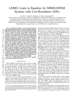 LEMO: Learn to Equalize for MIMO-OFDM Systems with Low-Resolution ADCs
