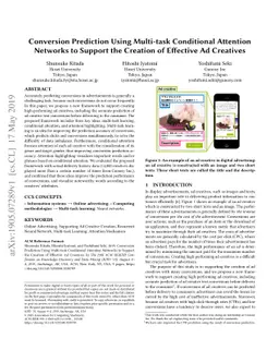 Conversion Prediction Using Multi-task Conditional Attention Networks to
  Support the Creation of Effective Ad Creative