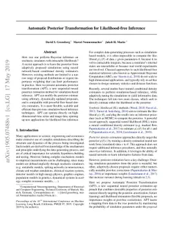 Automatic Posterior Transformation for Likelihood-Free Inference