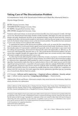 Taking Care of The Discretization Problem: A Comprehensive Study of the
  Discretization Problem and A Black-Box Adversarial Attack in Discrete Integer
  Domain