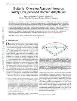 Butterfly: One-step Approach towards Wildly Unsupervised Domain
  Adaptation