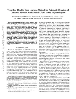 Towards a Flexible Deep Learning Method for Automatic Detection of
  Clinically Relevant Multi-Modal Events in the Polysomnogram