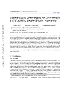 Optimal Space Lower Bound for Deterministic Self-Stabilizing Leader
  Election Algorithms