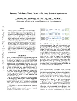 Learning Fully Dense Neural Networks for Image Semantic Segmentation