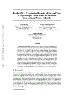 LapTool-Net: A Contextual Detector of Surgical Tools in Laparoscopic
  Videos Based on Recurrent Convolutional Neural Networks