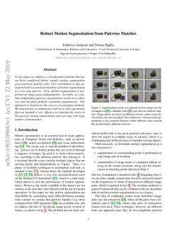 Robust Motion Segmentation from Pairwise Matches