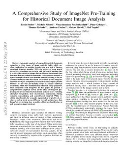 A Comprehensive Study of ImageNet Pre-Training for Historical Document
  Image Analysis