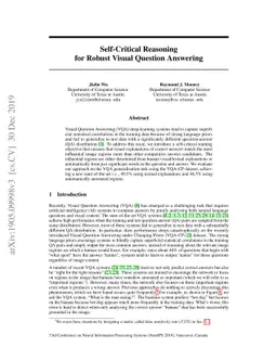 Self-Critical Reasoning for Robust Visual Question Answering