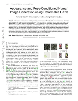 Appearance and Pose-Conditioned Human Image Generation using Deformable
  GANs