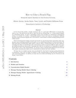 How to Color a French Flag--Biologically Inspired Algorithms for
  Scale-Invariant Patterning