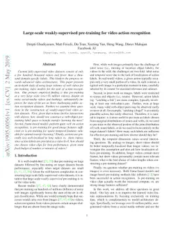 Large-scale weakly-supervised pre-training for video action recognition
