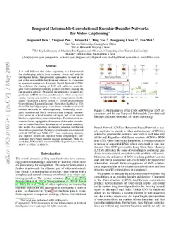 Temporal Deformable Convolutional Encoder-Decoder Networks for Video
  Captioning