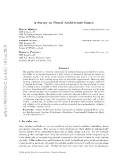 A Survey on Neural Architecture Search