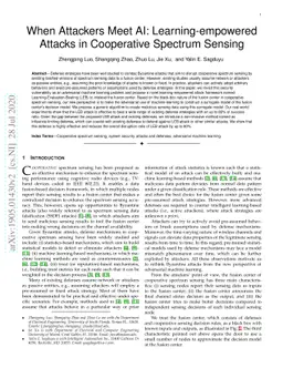 When Attackers Meet AI: Learning-empowered Attacks in Cooperative
  Spectrum Sensing