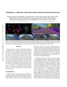 WoodScape: A multi-task, multi-camera fisheye dataset for autonomous
  driving
