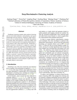Deep Discriminative Clustering Analysis