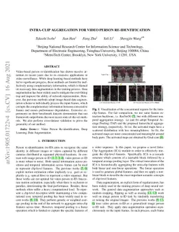 Intra-clip Aggregation for Video Person Re-identification