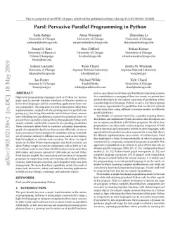 Parsl: Pervasive Parallel Programming in Python