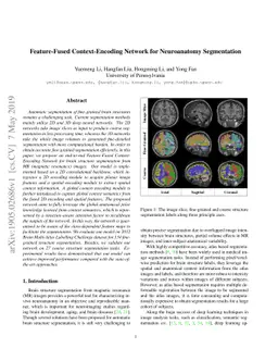 Feature-Fused Context-Encoding Network for Neuroanatomy Segmentation