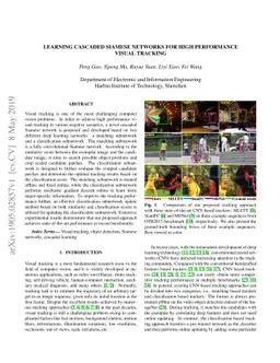 Learning Cascaded Siamese Networks for High Performance Visual Tracking