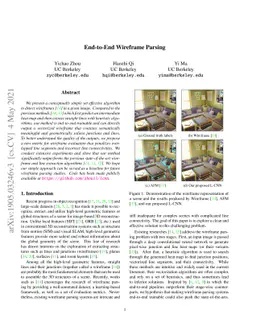 End-to-End Wireframe Parsing