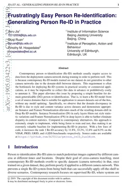 Frustratingly Easy Person Re-Identification: Generalizing Person Re-ID
  in Practice