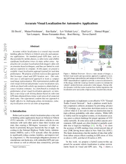Accurate Visual Localization for Automotive Applications