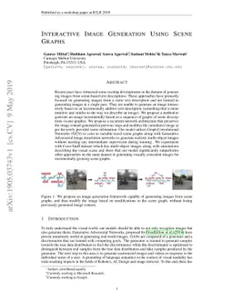 Interactive Image Generation Using Scene Graphs