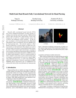 Multi-Scale Dual-Branch Fully Convolutional Network for Hand Parsing