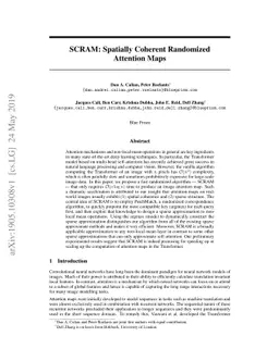 SCRAM: Spatially Coherent Randomized Attention Maps