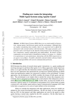 Finding new routes for integrating Multi-Agent Systems using Apache
  Camel