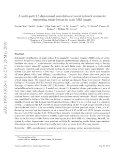 A multi-path 2.5 dimensional convolutional neural network system for
  segmenting stroke lesions in brain MRI images