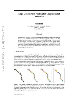 Edge Contraction Pooling for Graph Neural Networks
