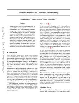 Incidence Networks for Geometric Deep Learning