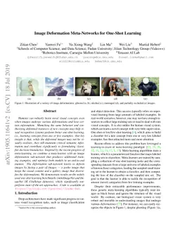 Image Deformation Meta-Networks for One-Shot Learning