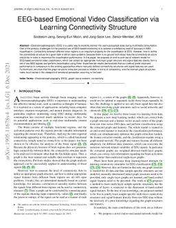 EEG-based Emotional Video Classification via Learning Connectivity
  Structure