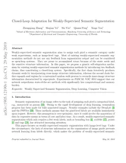 Closed-Loop Adaptation for Weakly-Supervised Semantic Segmentation