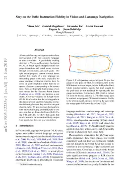 Stay on the Path: Instruction Fidelity in Vision-and-Language Navigation