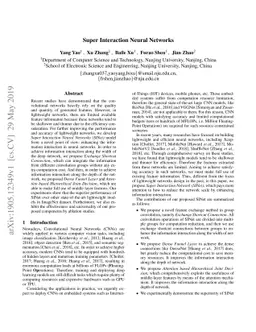 Super Interaction Neural Network