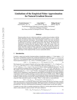 Limitations of the Empirical Fisher Approximation for Natural Gradient
  Descent