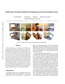 Flat2Layout: Flat Representation for Estimating Layout of General Room
  Types