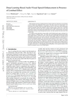 Deep-Learning-Based Audio-Visual Speech Enhancement in Presence of
  Lombard Effect