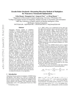 Zeroth-Order Stochastic Alternating Direction Method of Multipliers for
  Nonconvex Nonsmooth Optimization