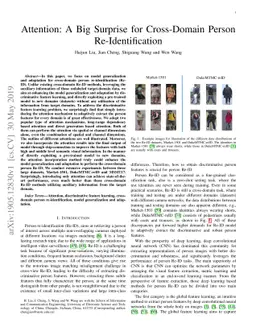 Attention: A Big Surprise for Cross-Domain Person Re-Identification