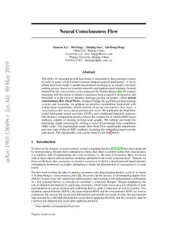 Neural Consciousness Flow