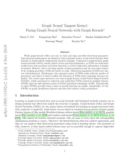Graph Neural Tangent Kernel: Fusing Graph Neural Networks with Graph
  Kernels