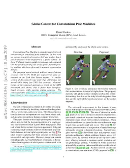 Global Context for Convolutional Pose Machines