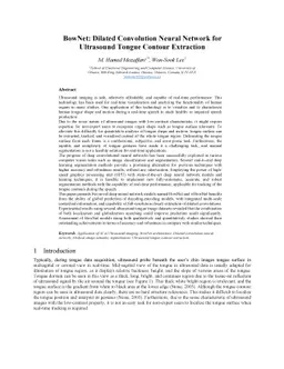 BowNet: Dilated Convolution Neural Network for Ultrasound Tongue Contour
  Extraction