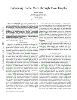 Enhancing Battle Maps through Flow Graphs