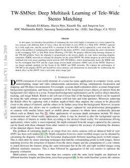 TW-SMNet: Deep Multitask Learning of Tele-Wide Stereo Matching